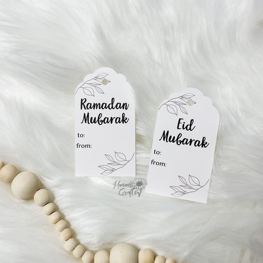 Pink Ramadan + Eid Gift Tags (10-pack)