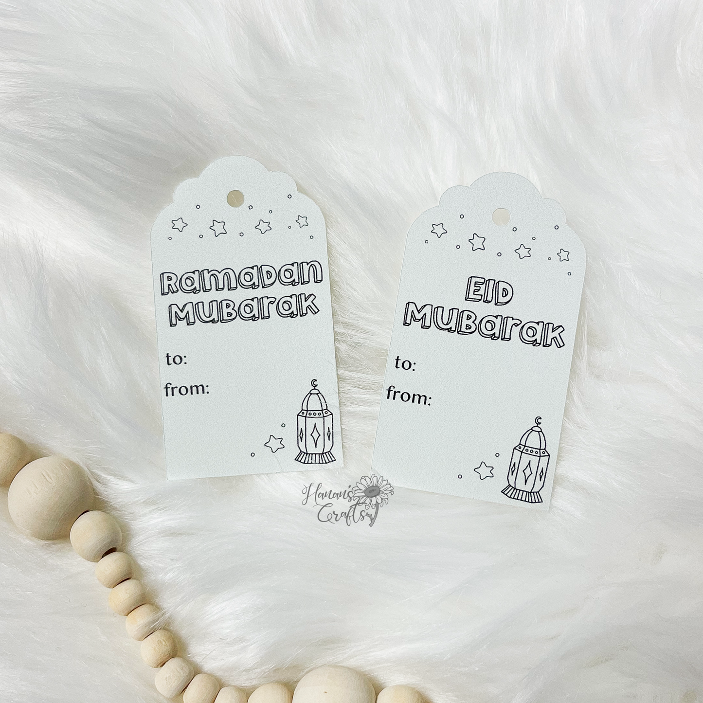 Green Ramadan + Eid Gift Tags (10-pack)
