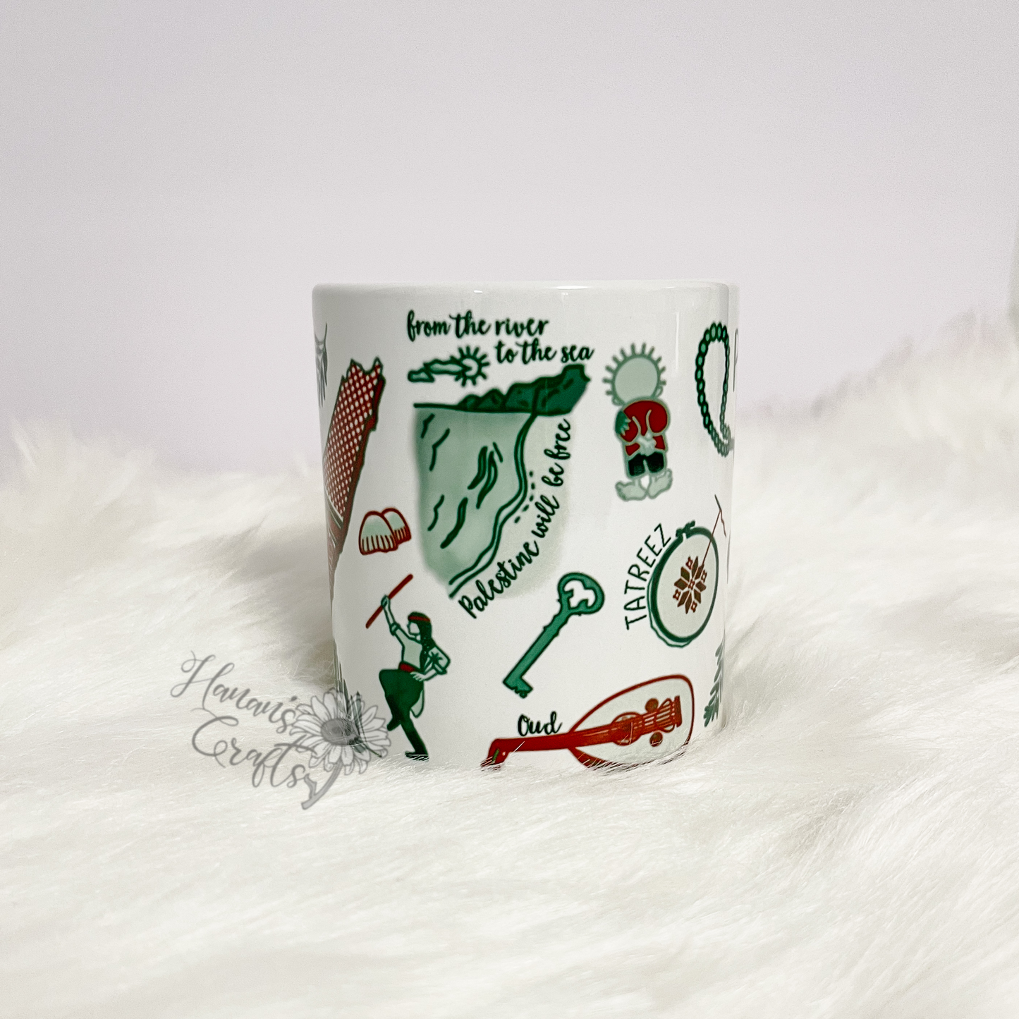 Bits of Palestine Mug - 12oz Mug