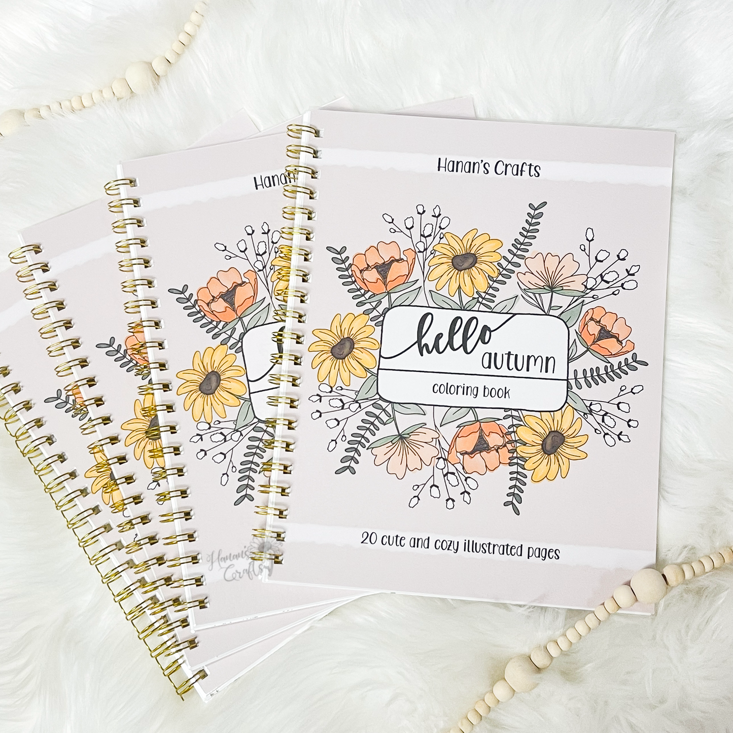 Hello Autumn Coloring Book
