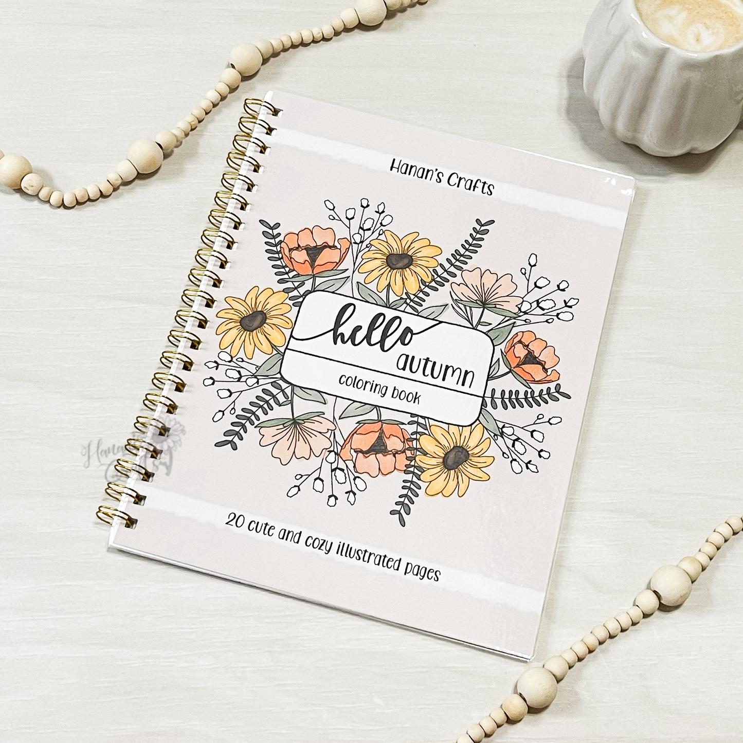 Hello Autumn Coloring Book