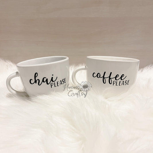 Coffee Please - Chai Please - 16oz Mug