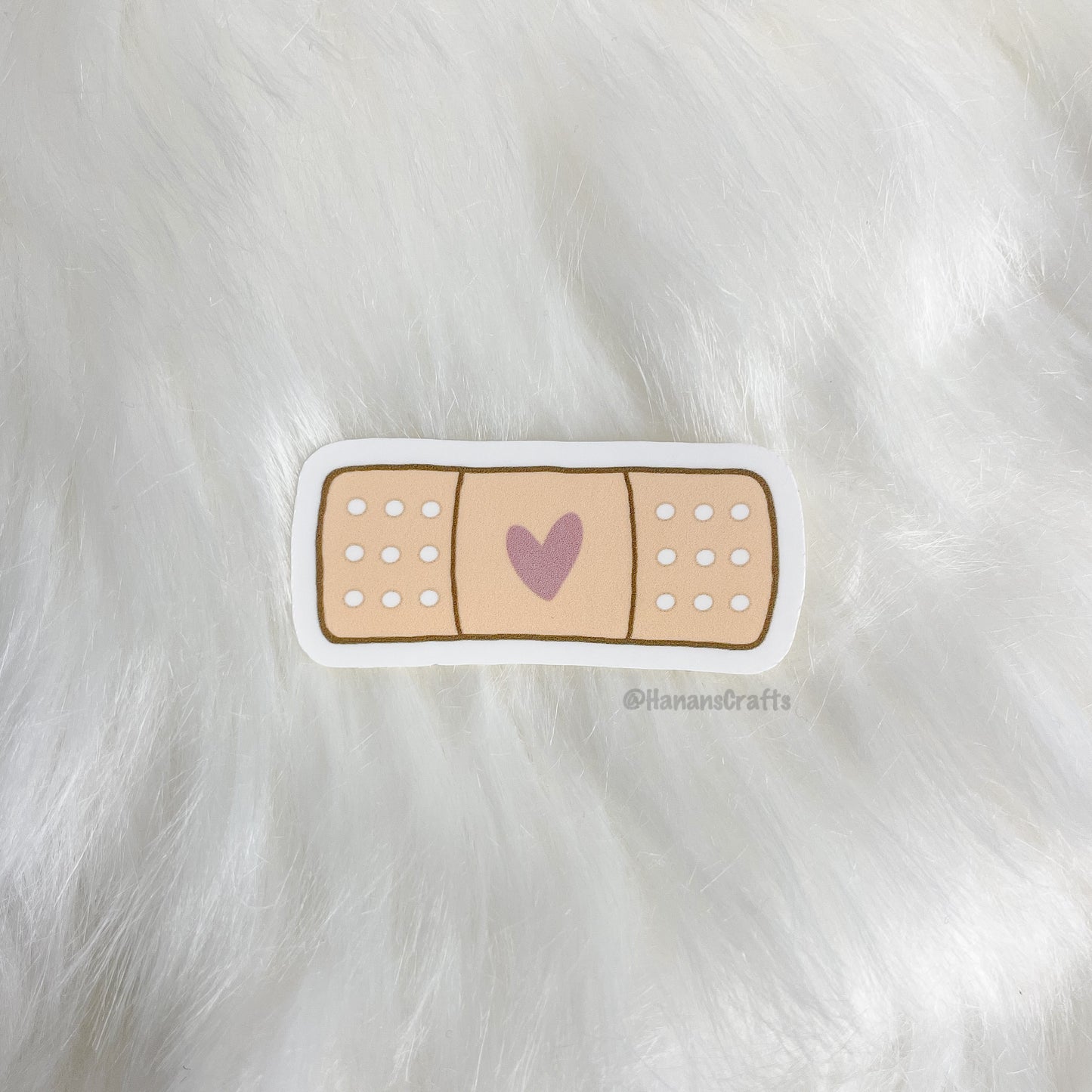 Bandaid Heart Sticker