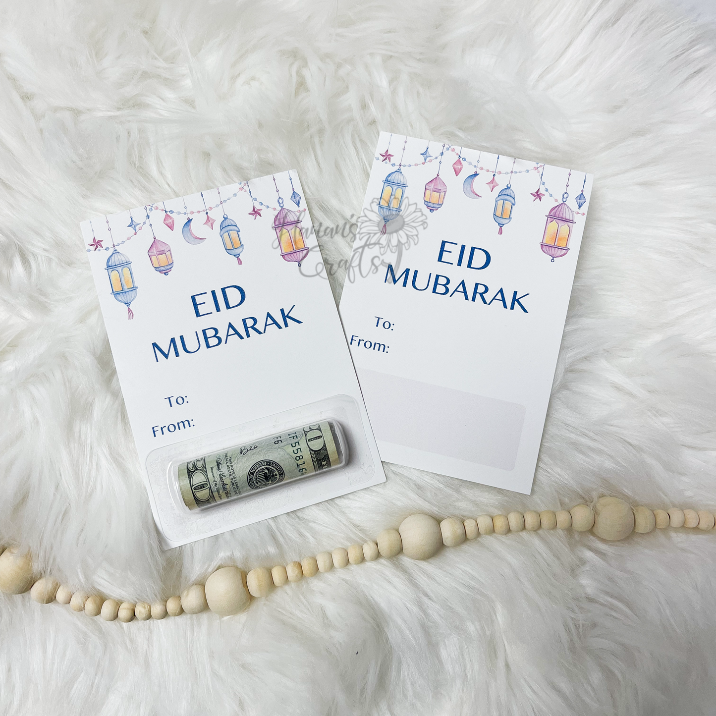 Lanterns - Eid Mubarak Money Cards