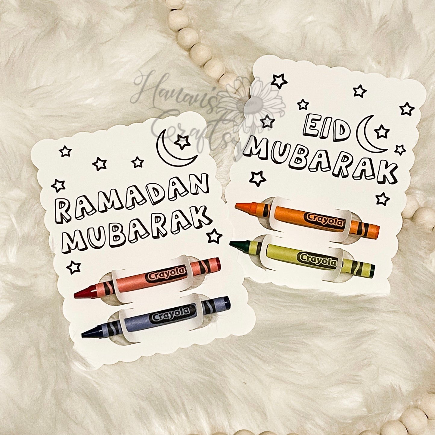 Ramadan + Eid Mubarak Coloring Sheets