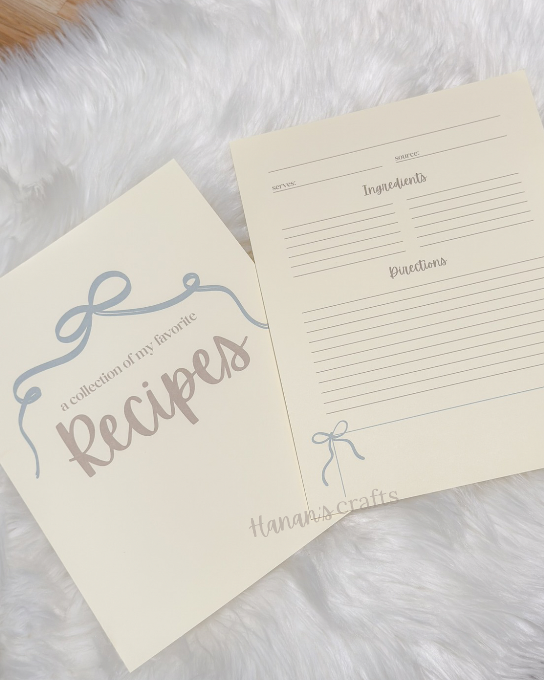 A collection of my favorite recipes DIY recipe book (Digital Printable PDF)