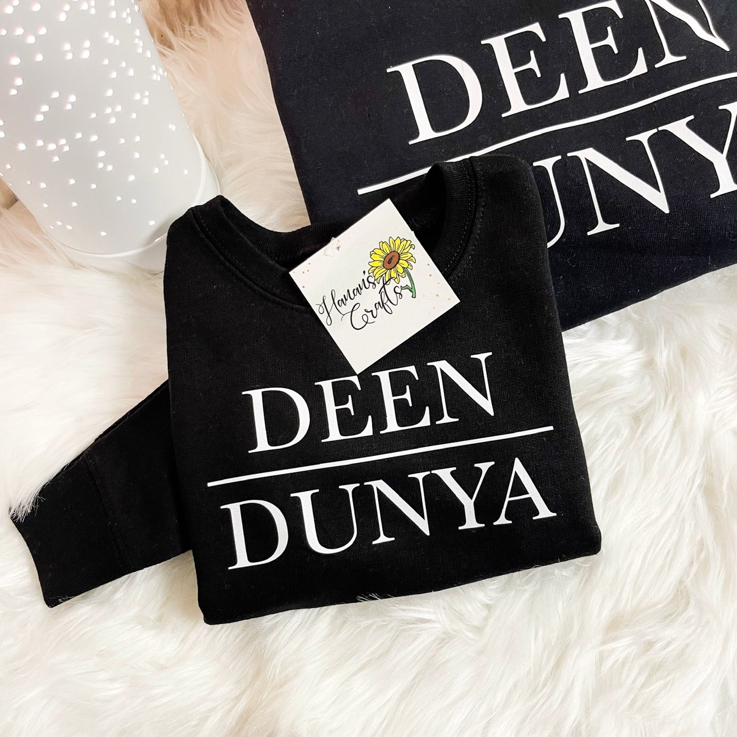 Toddler/Youth Deen over Dunya Crewneck Sweatshirt - Black