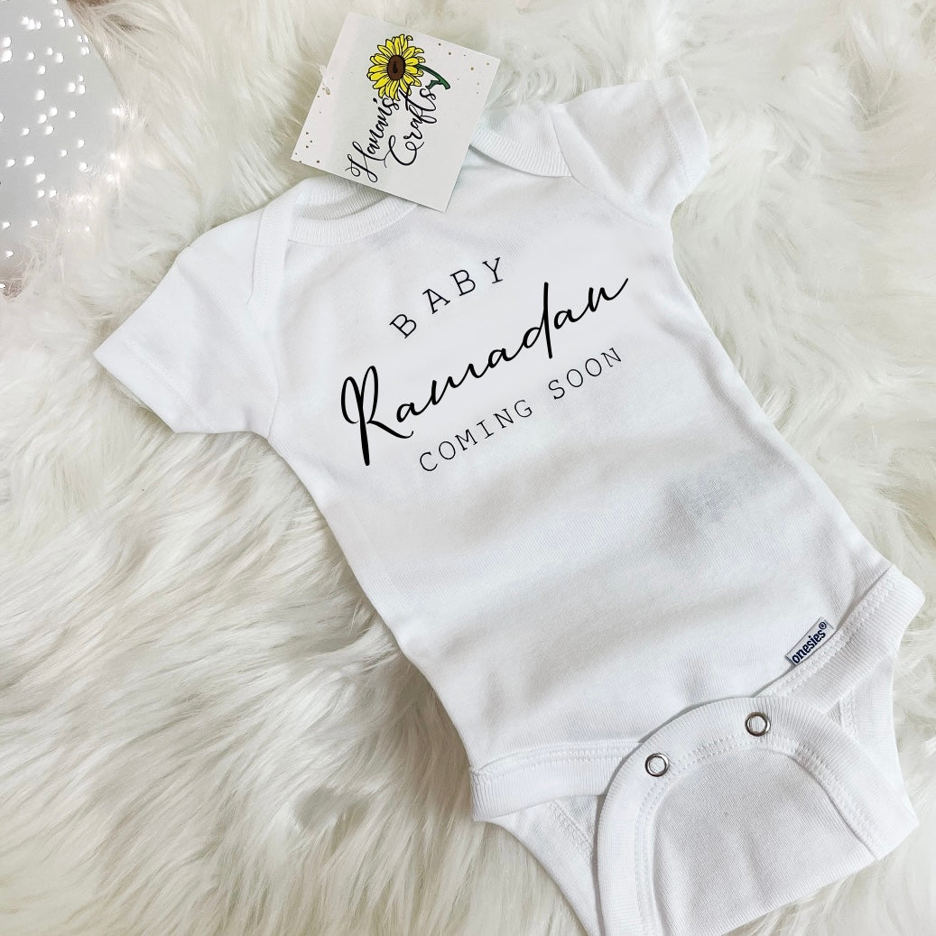 Baby Coming Soon Onesie! - Pregnancy Announcement Onesie