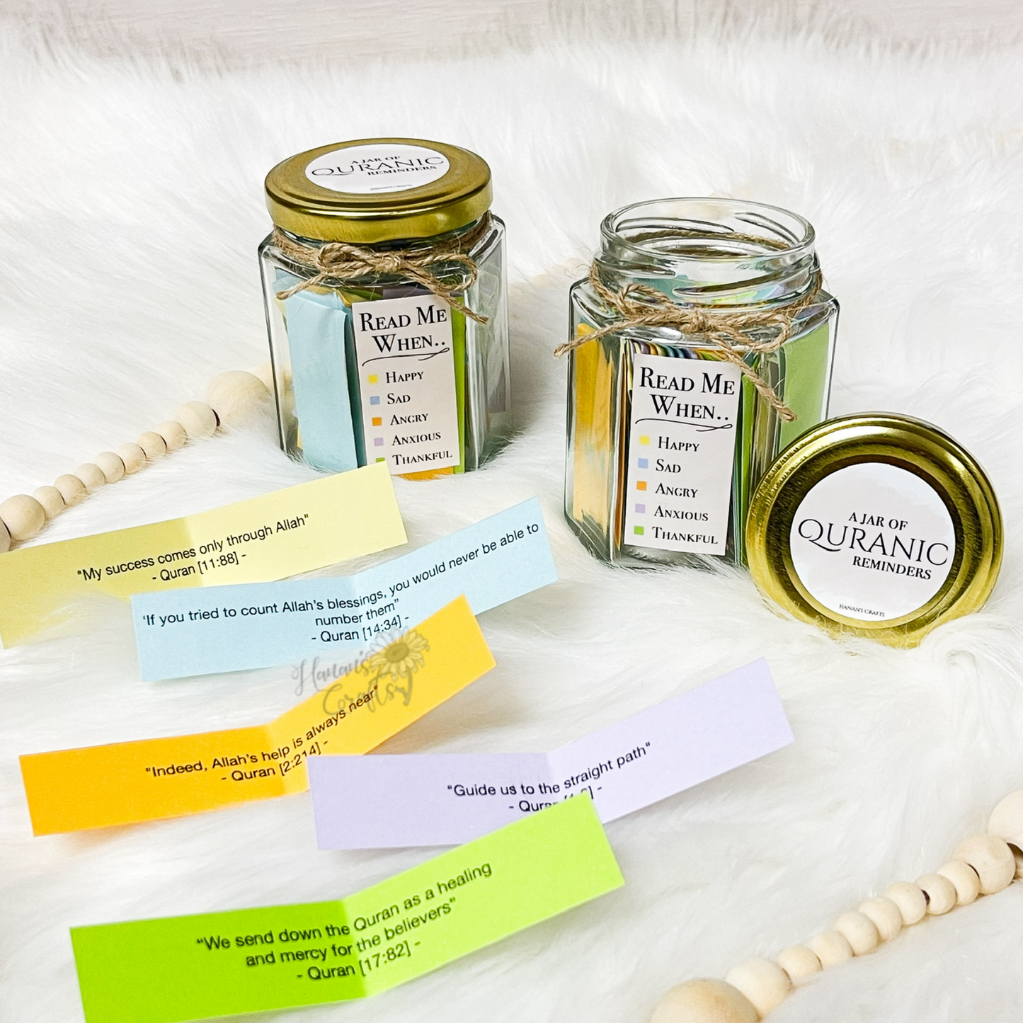 Jar of Quranic Reminders INSERTS - PDF Digital File