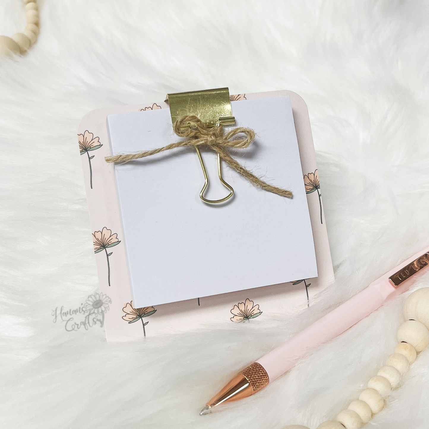 Cutesy Floral Sticky Notes