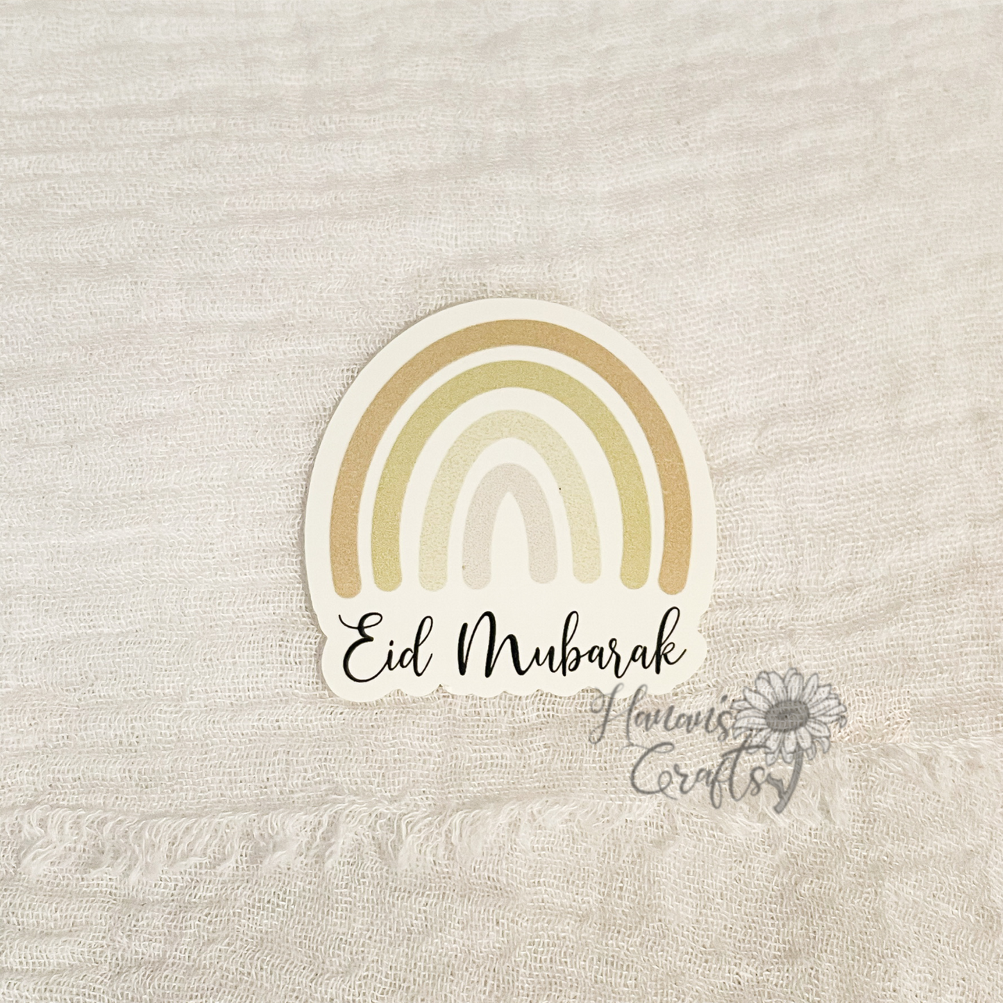 Eid Mubarak Rainbow Sticker