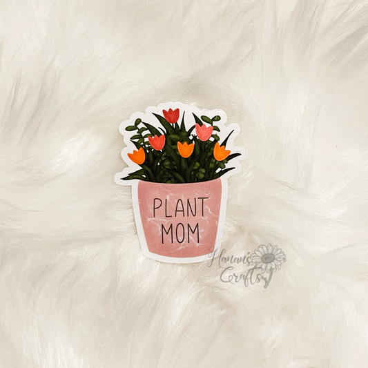 Plant Mom Sticker