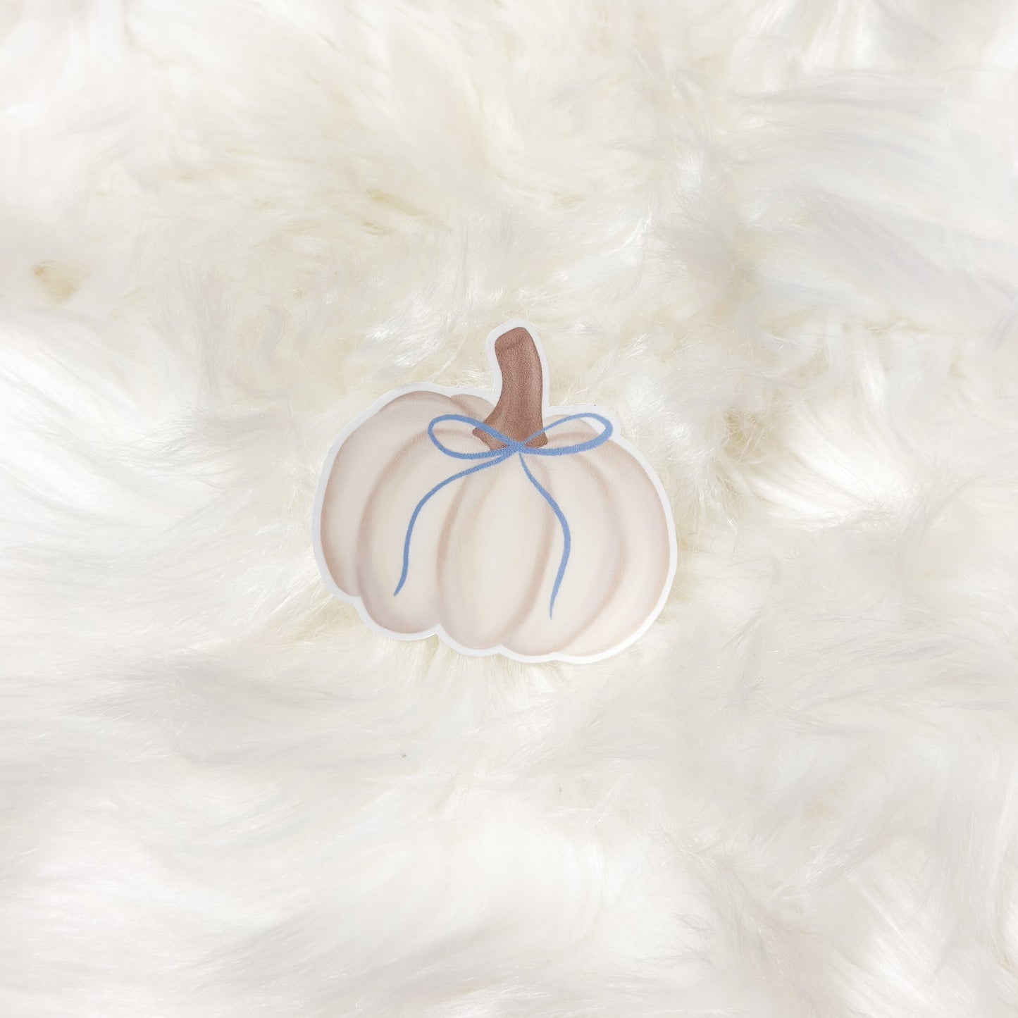 Pumpkin Bow Sticker