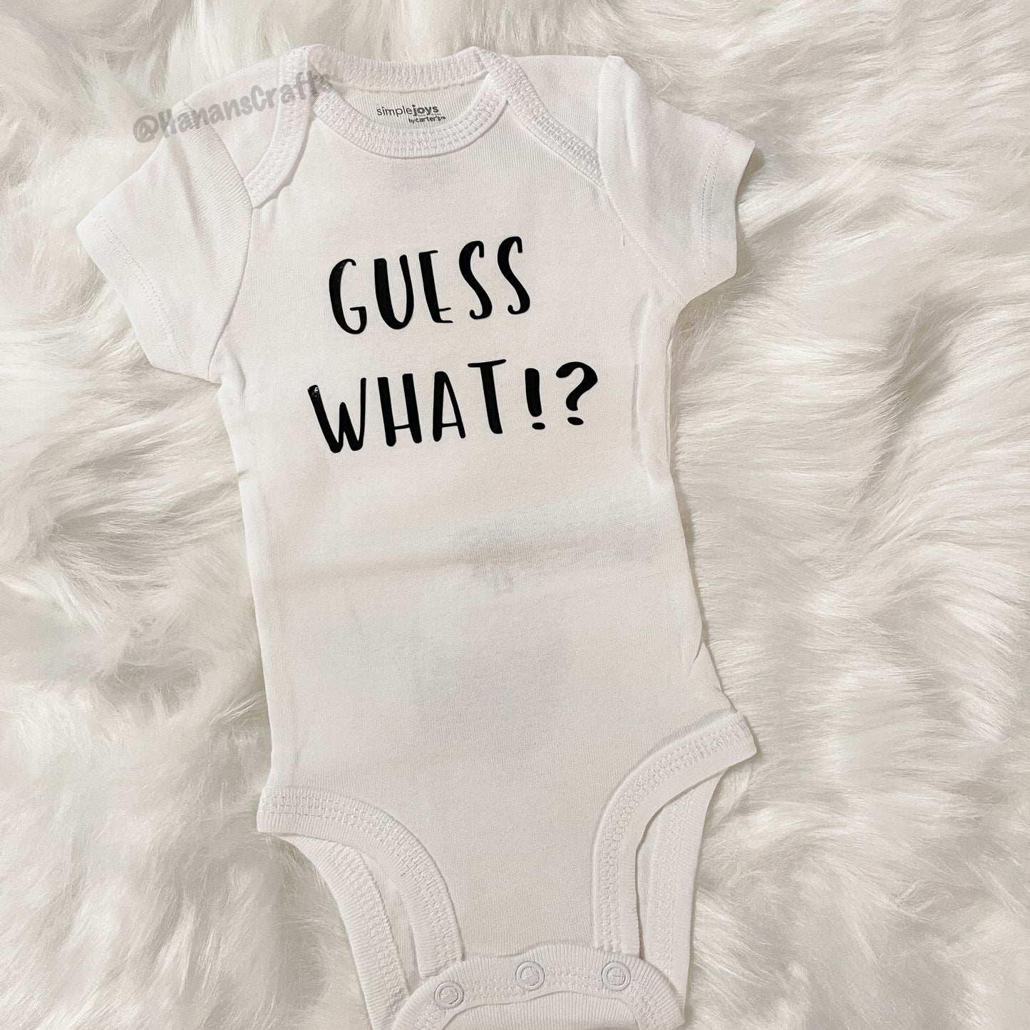 Guess What!? Chicken Butt Baby Onesie