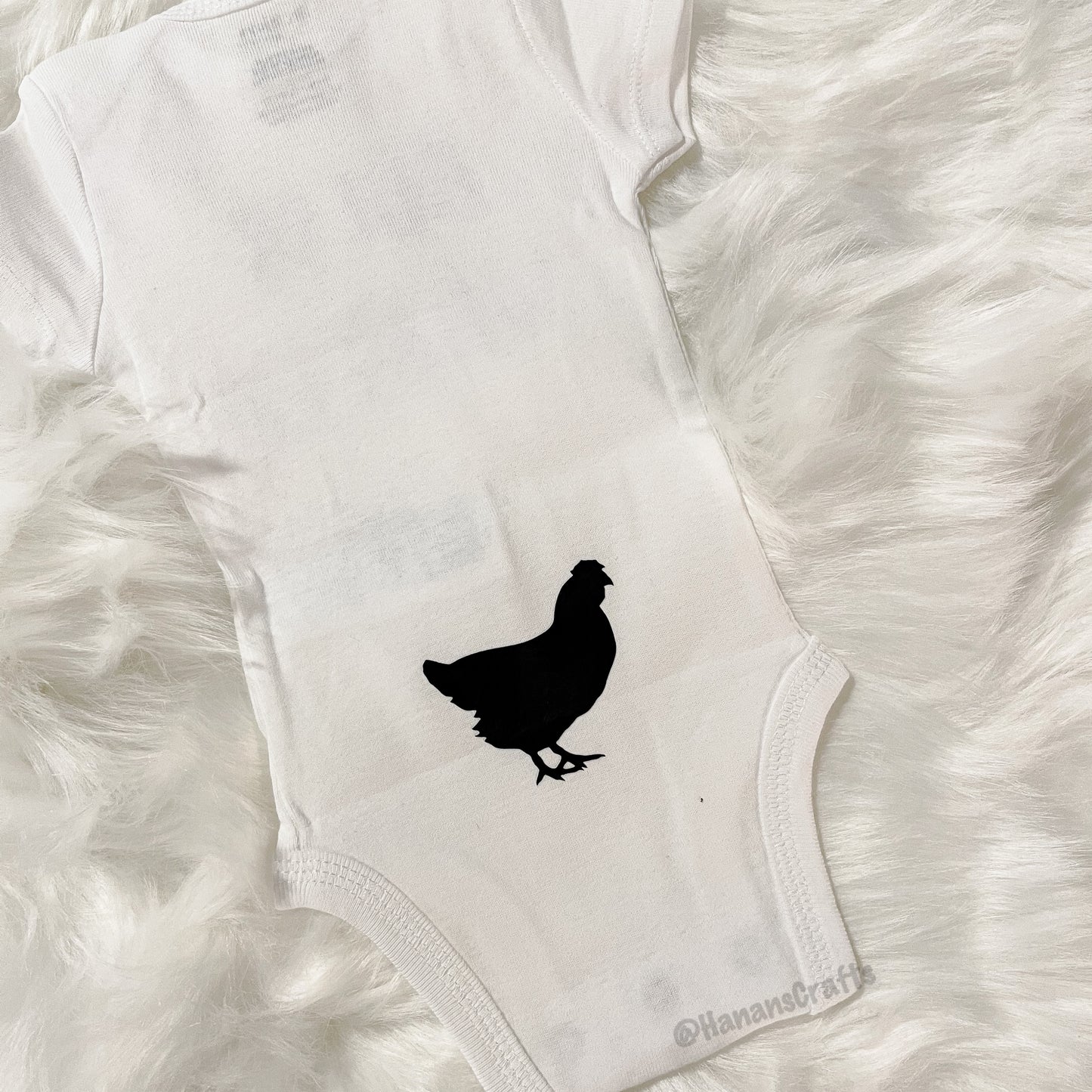 Guess What!? Chicken Butt Baby Onesie