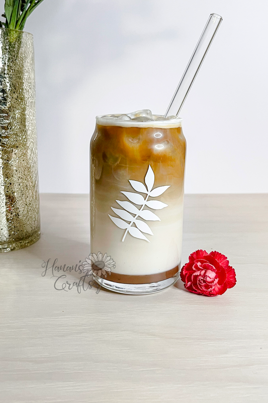 Leaf 16oz Glass Cups