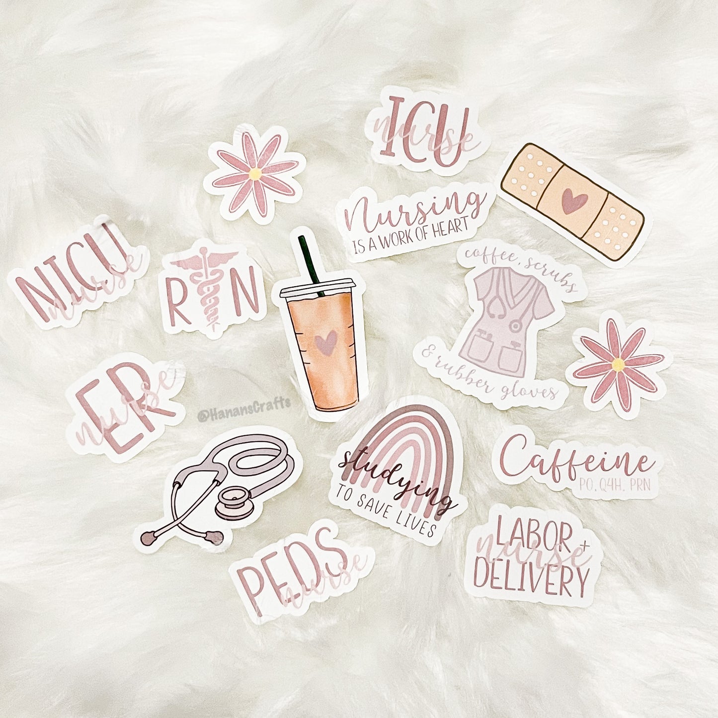 Nursing is a Work of Heart Sticker