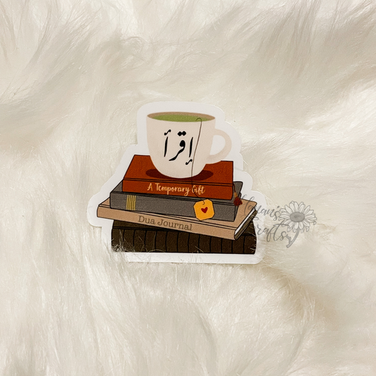 Iqra Books and Tea Sticker