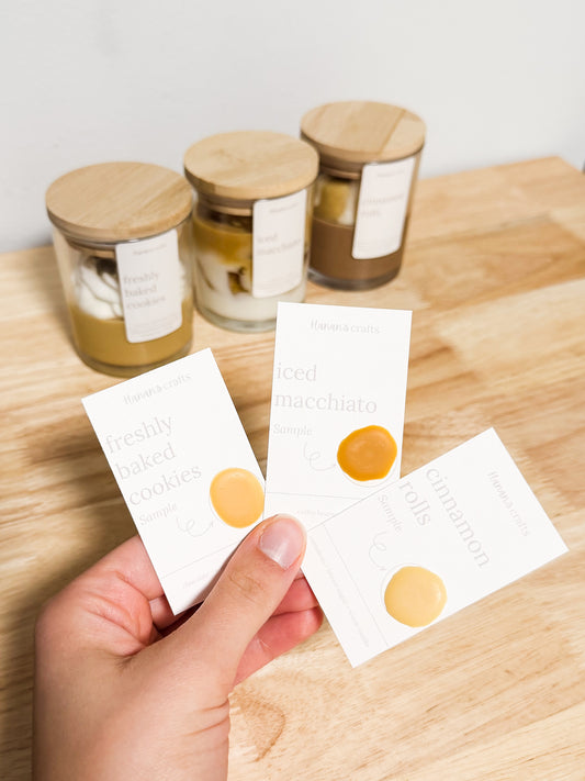 Candle Sample Scent Cards