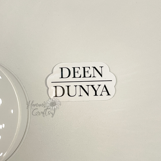 Deen Over Dunya Sticker